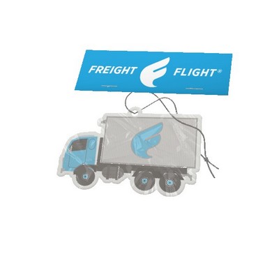 IMPORT 3" x 3" Custom Shaped Air Freshener with Header Card